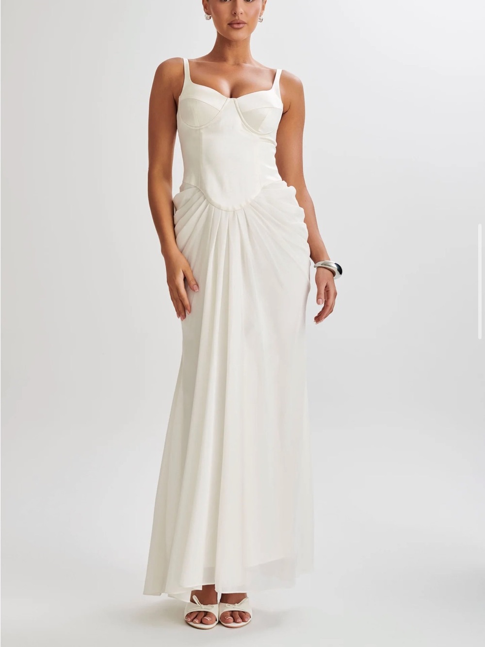 Ivory Meshi Leila dress